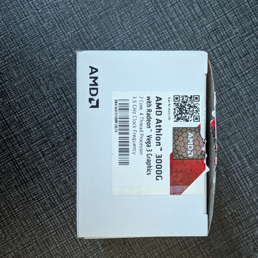 AMD Athlon 3000g Processor with Radeon Graphics - White - Picture 5 of 6